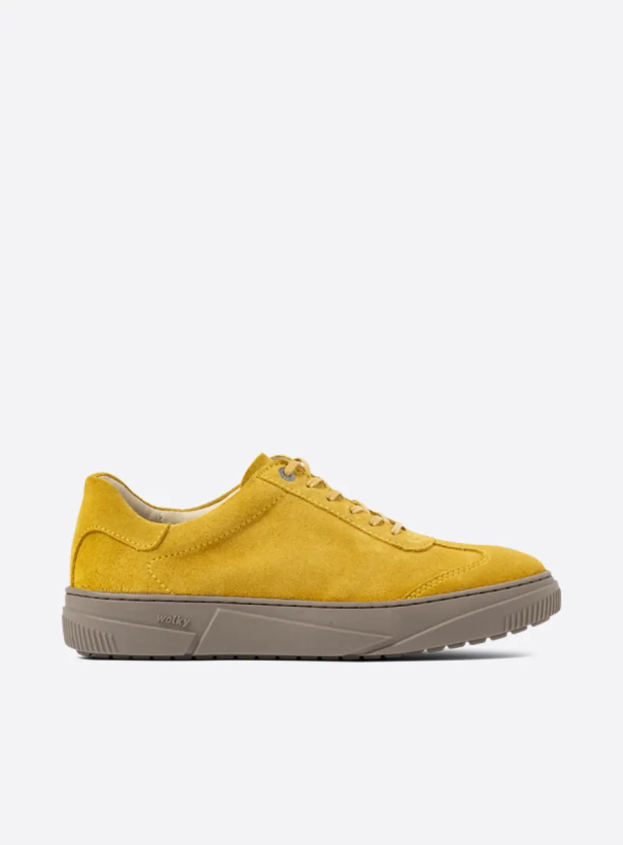 Wolky Foria - currygeel suede Dames voor dames
