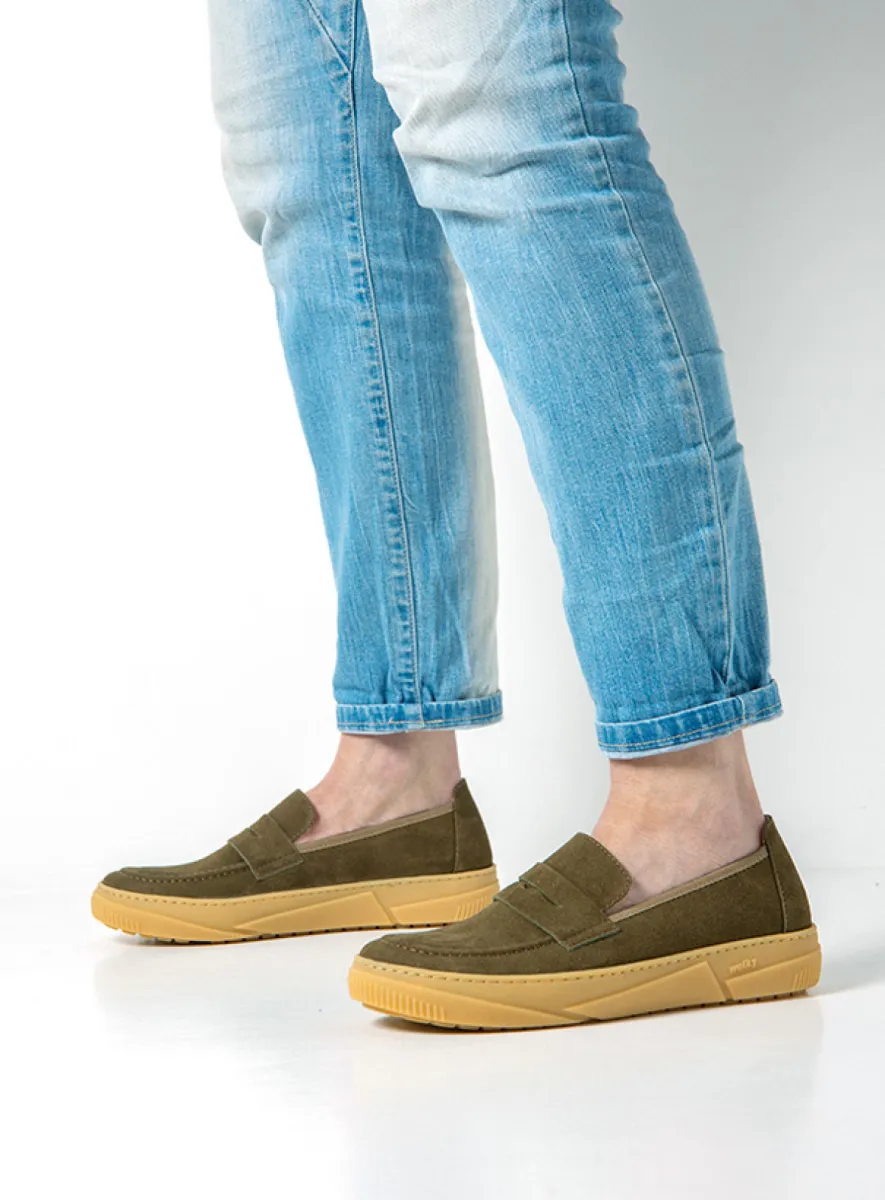 Wolky SS26 02085 Lumari F2F 87710 olijfgroen vegan biocare