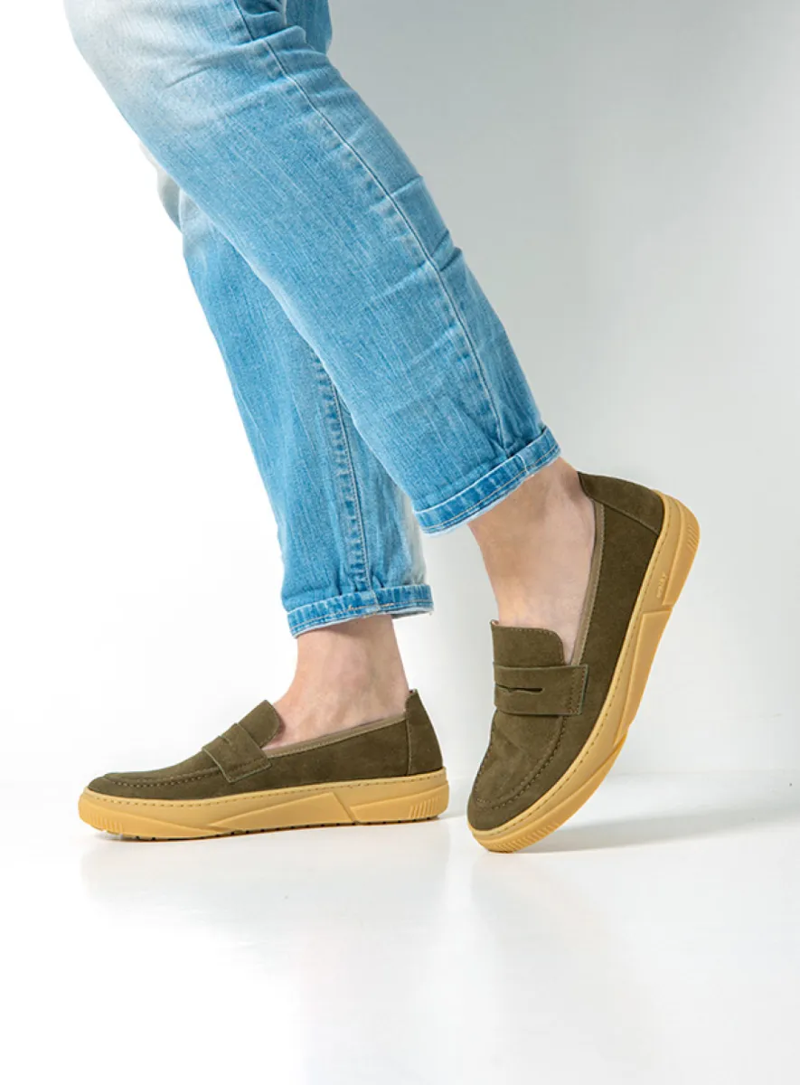 Wolky SS26 02085 Lumari F2F 87710 olijfgroen vegan biocare