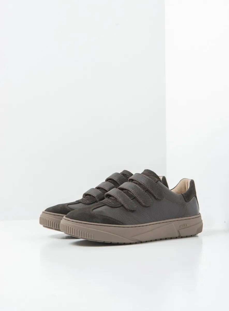 Wolky Valdora - bruin leer Bandschoenen voor dames