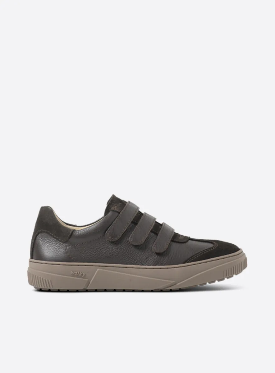 Wolky Valdora - bruin leer Bandschoenen voor dames