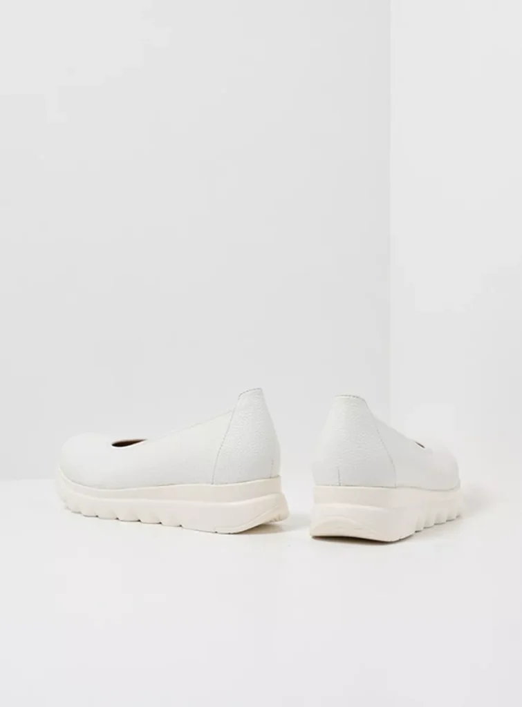 Wolky Ballerina's 02126 Snallerina F2F 81100 wit vegan biocare