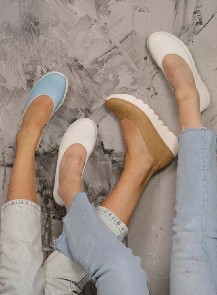 Wolky Ballerina's 02126 Snallerina F2F 82380 zand vegan biocare