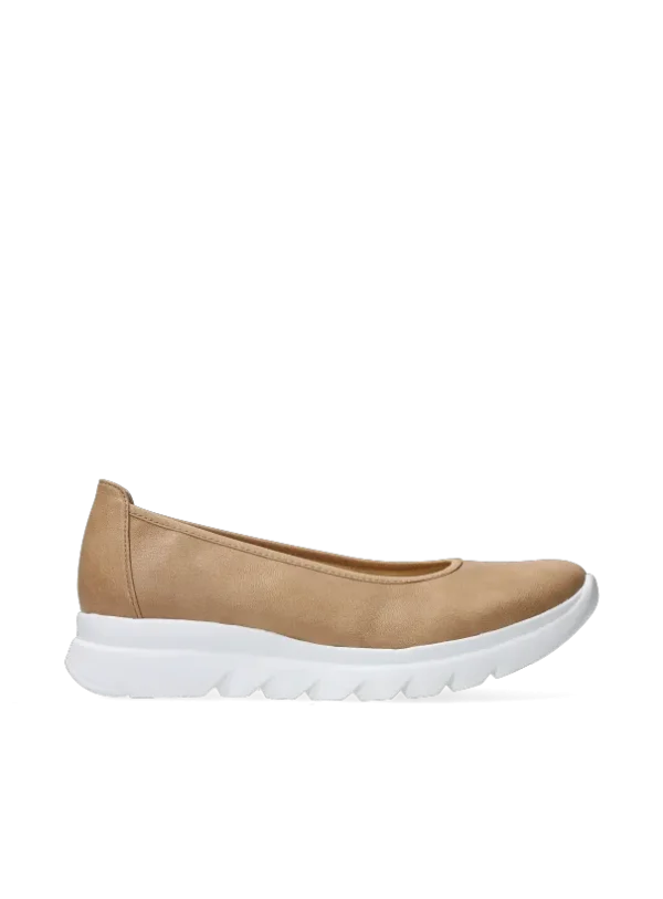 Wolky Snallerina F2F - zand vegan biocare Instappers voor dames