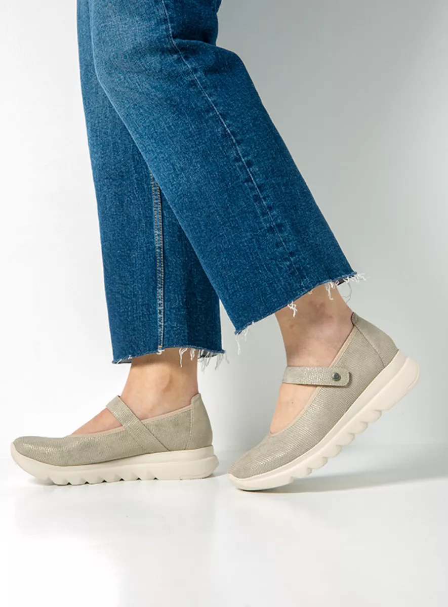 Wolky Ballerina's 02126 Snallerina F2F 83121 offwhite vegan biocare