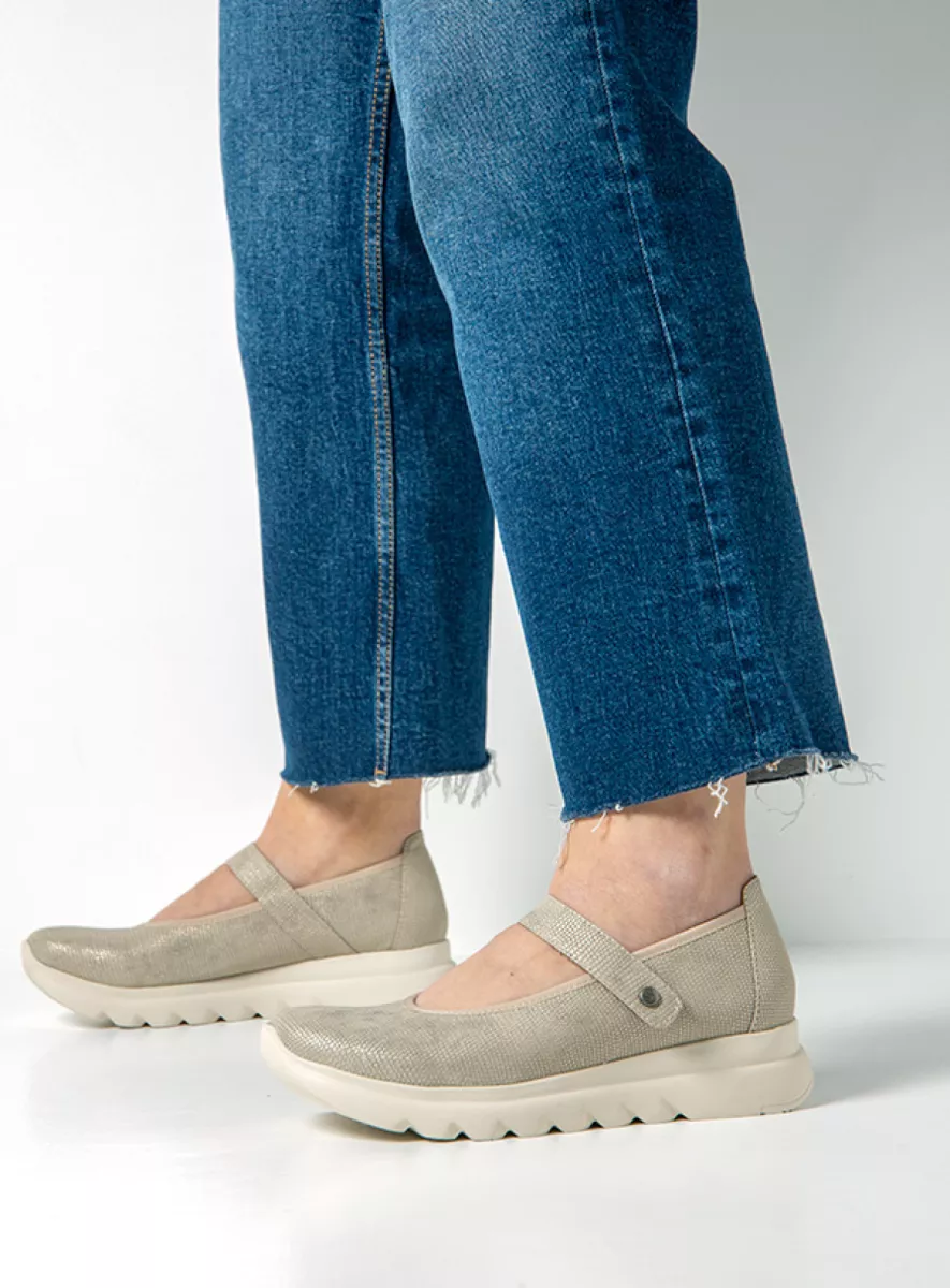 Wolky Ballerina's 02126 Snallerina F2F 83121 offwhite vegan biocare