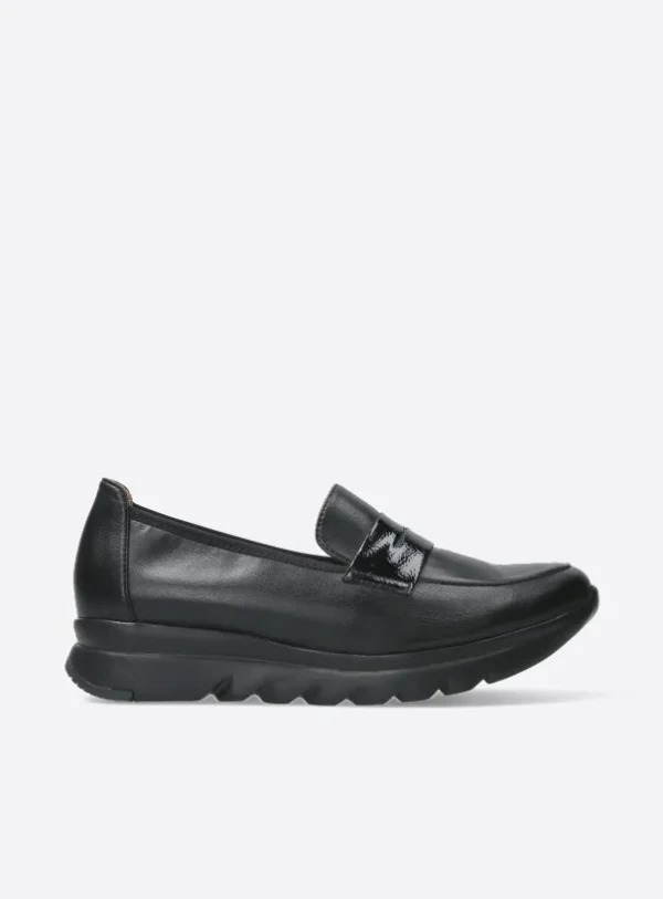 Wolky Snoafer F2F - zwart vegan biocare Instappers voor dames