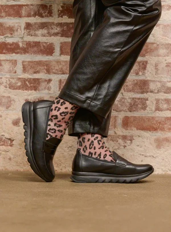Wolky Snoafer F2F - zwart vegan biocare Instappers voor dames
