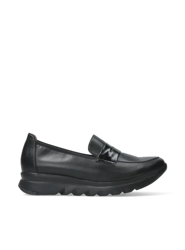 Wolky Snoafer F2F - zwart vegan biocare Instappers voor dames