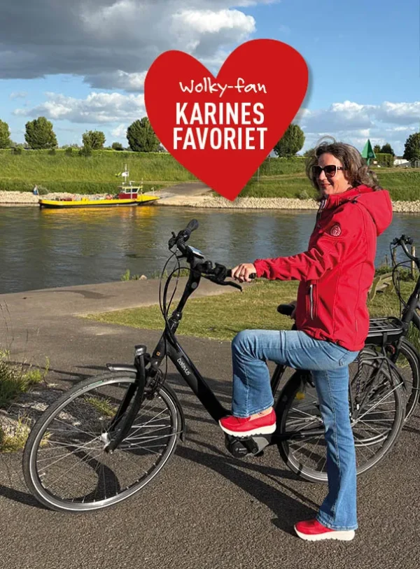 Wolky Snoafer F2F - rood vegan biocare Instappers voor dames