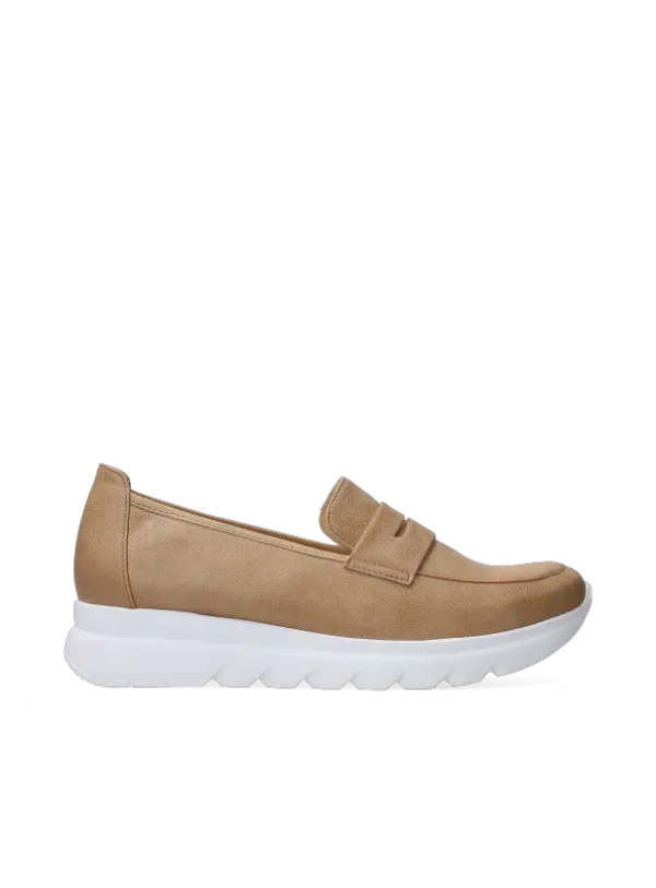 Wolky Snoafer F2F - zand vegan biocare Instappers voor dames