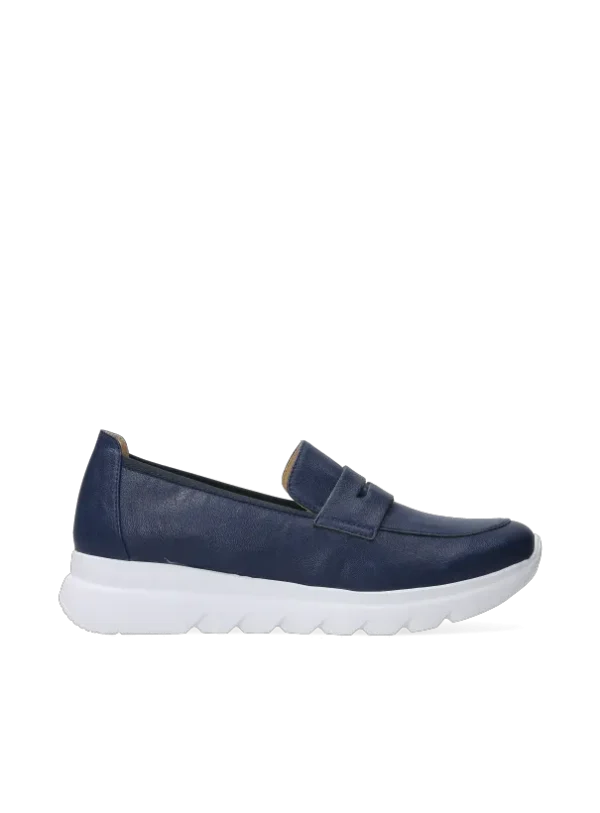 Wolky Snoafer F2F - blauw vegan biocare Instappers voor dames