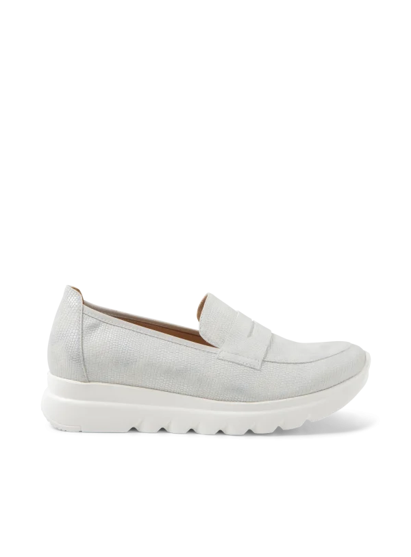 Wolky Snoafer F2F - offwhite vegan biocare Instappers voor dames
