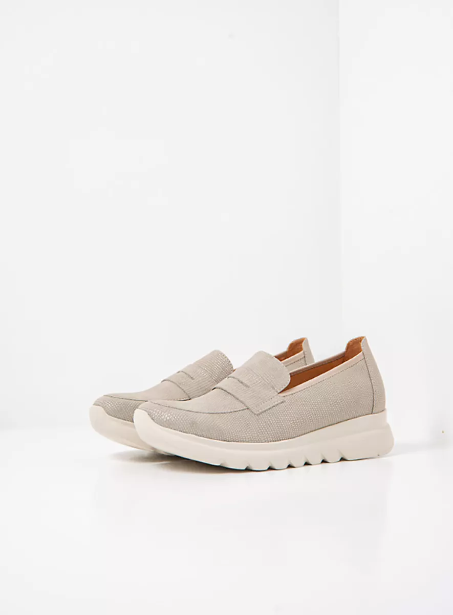 Wolky Instappers 02127 Snoafer F2F 83154 zacht taupe vegan biocare