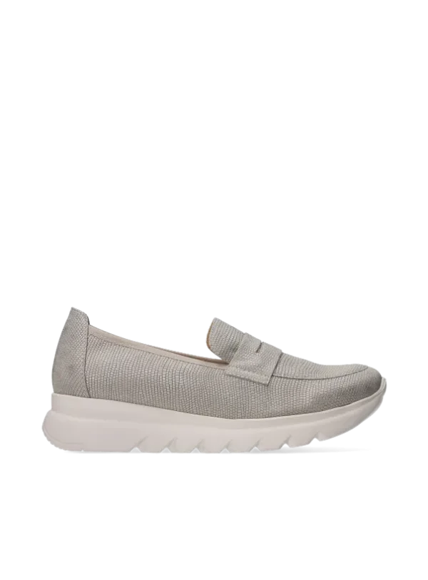 Wolky Snoafer F2F - zacht taupe vegan biocare Instappers voor dames