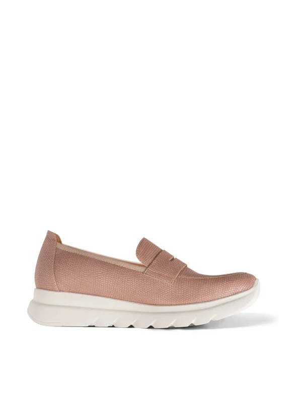 Wolky Snoafer F2F - oudroze vegan biocare Instappers voor dames