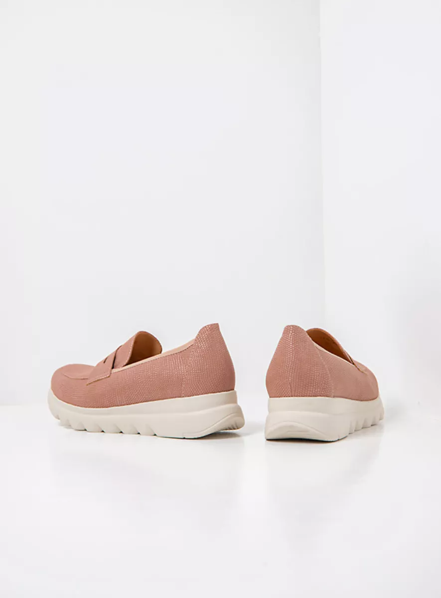 Wolky Instappers 02127 Snoafer F2F 83641 oudroze vegan biocare