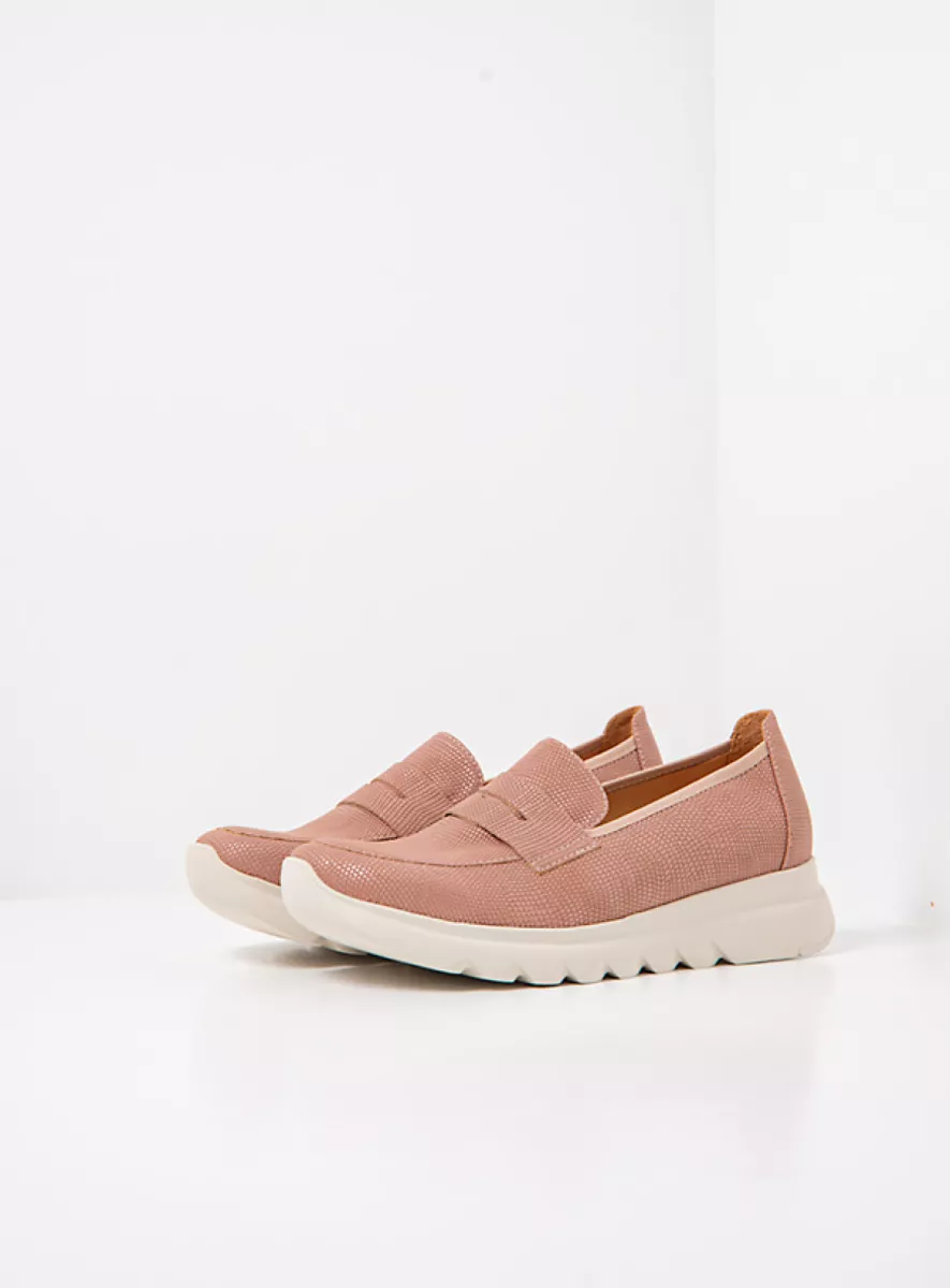 Wolky Instappers 02127 Snoafer F2F 83641 oudroze vegan biocare