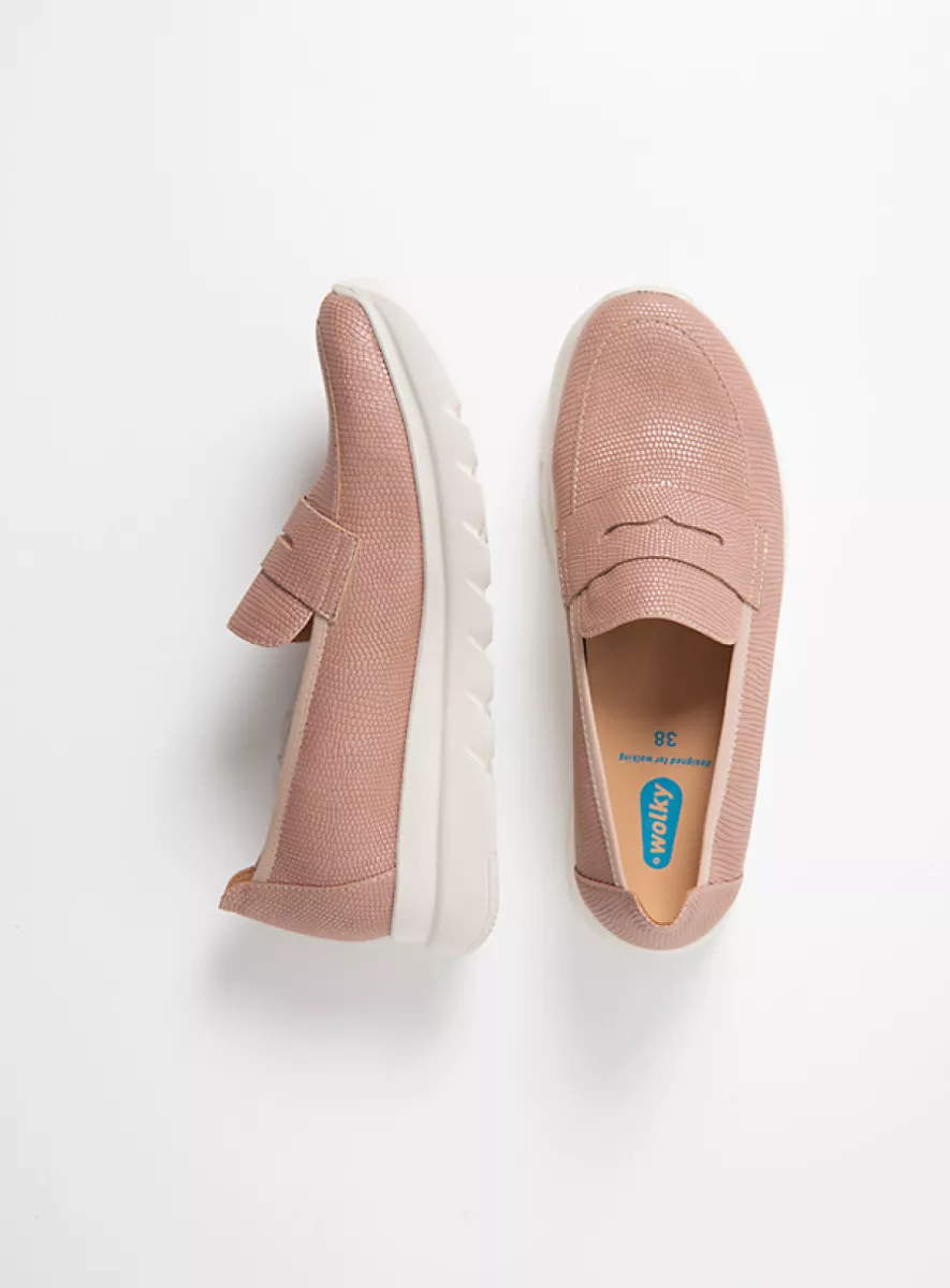 Wolky Instappers 02127 Snoafer F2F 83641 oudroze vegan biocare