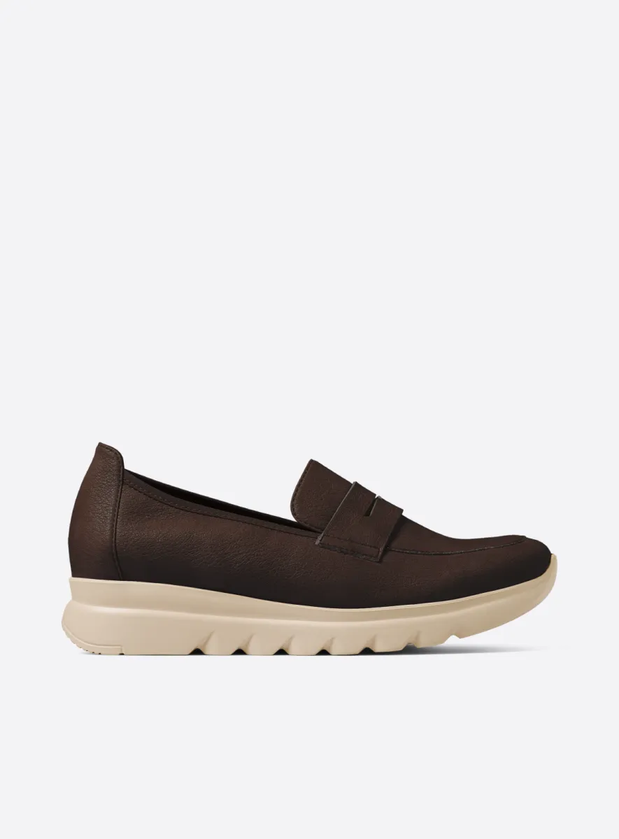 Wolky Snoafer F2F - bruin vegan biocare Instappers voor dames
