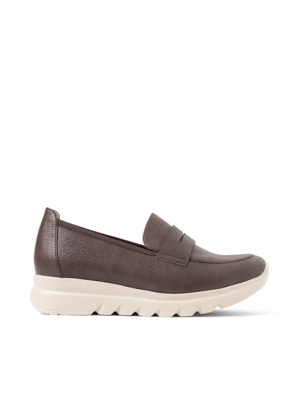 Wolky Snoafer F2F - bruin vegan biocare Instappers voor dames