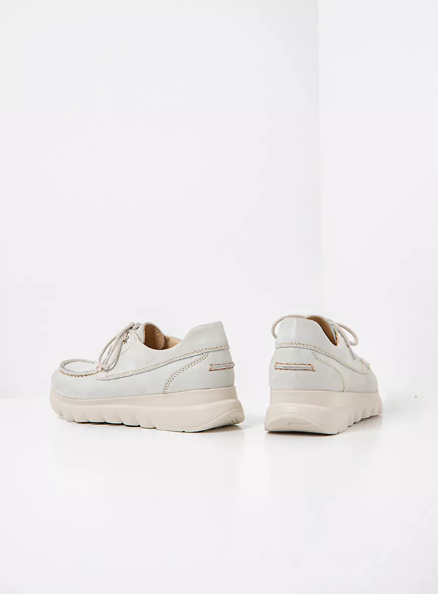 Wolky Nieuw 02128 Boaker 36120 gebroken wit effectleer