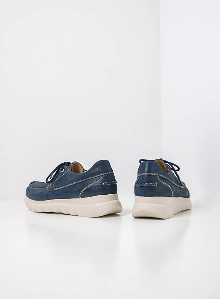 Wolky Nieuw 02128 Boaker 36820 denimblauw effectleer