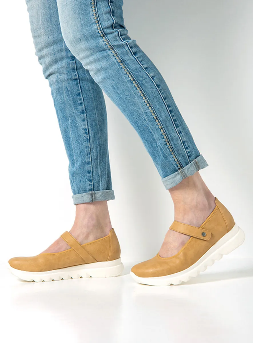 Wolky Bandschoenen 02129 Snary Jane F2F 82380 zand vegan biocare