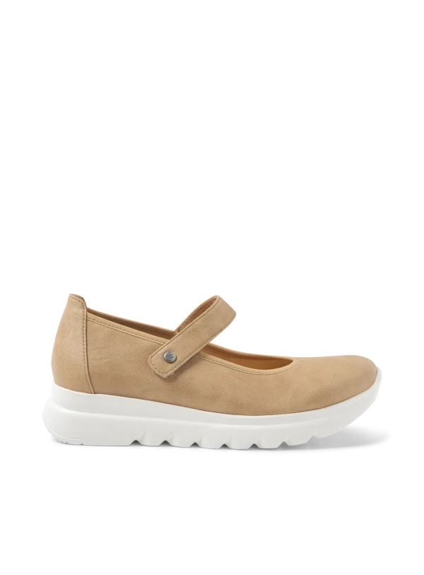 Wolky Snary Jane F2F - zand vegan biocare Bandschoenen voor dames