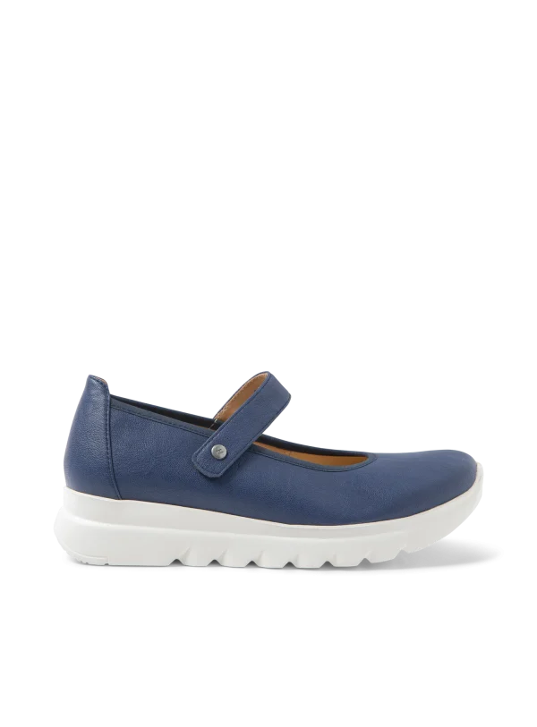 Wolky Snary Jane F2F - blauw vegan biocare Bandschoenen voor dames