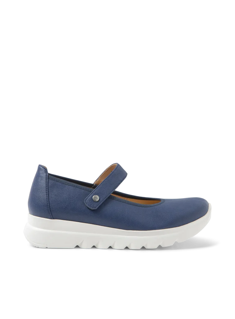 Wolky Bandschoenen 02129 Snary Jane F2F 82840 blauw vegan biocare