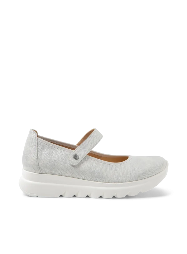 Wolky Snary Jane F2F - offwhite vegan biocare Bandschoenen voor dames
