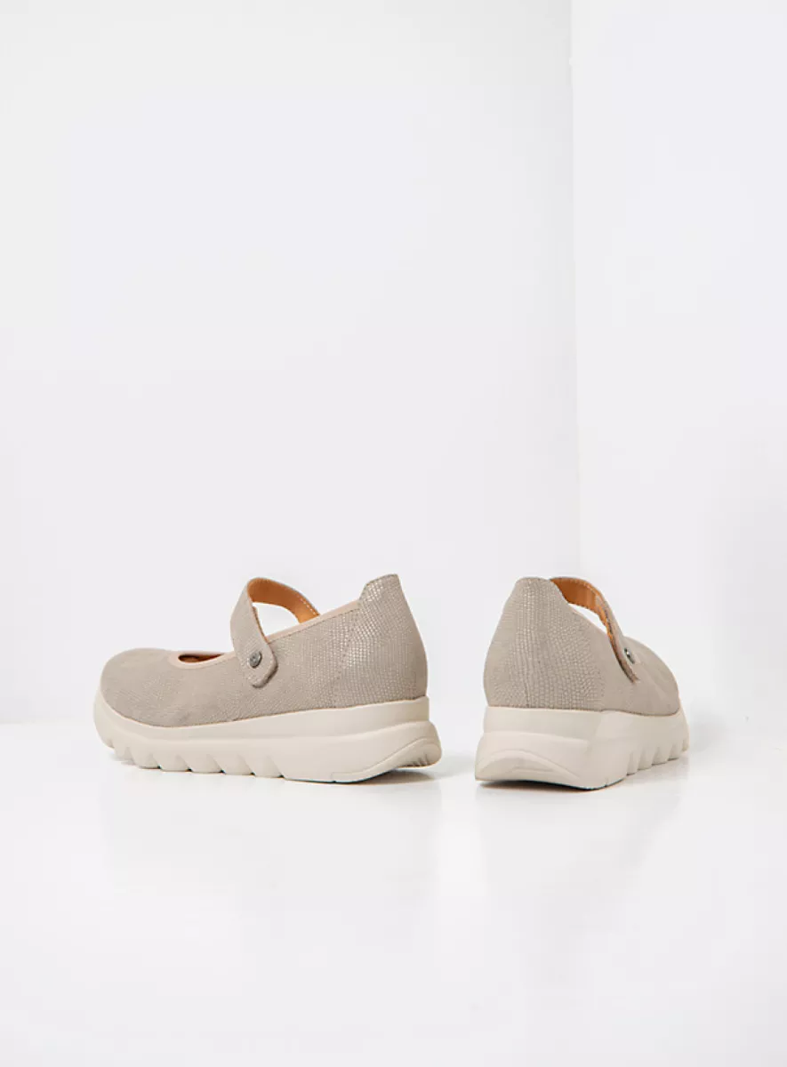 Wolky Nieuw 02129 Snary Jane F2F 83154 zacht taupe vegan biocare