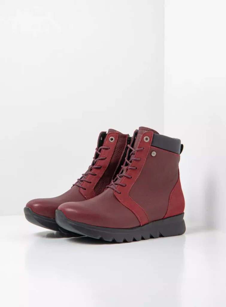 Wolky Nieuw 02130 Gummy HV 20530 bordeauxrood leer