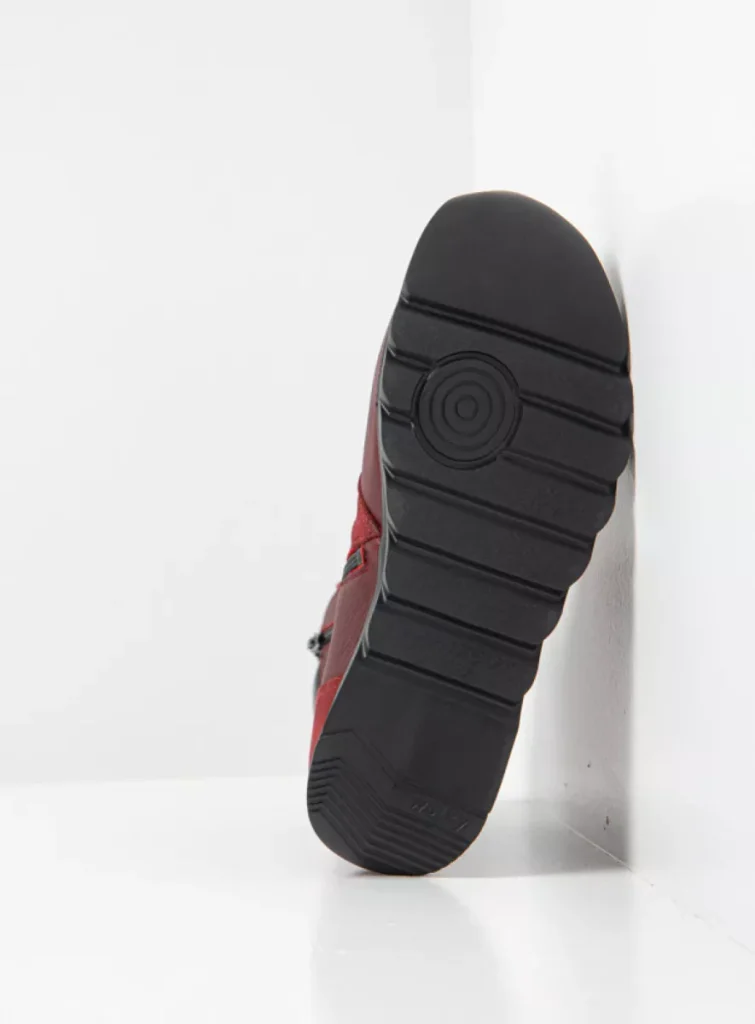 Wolky Nieuw 02130 Gummy HV 20530 bordeauxrood leer