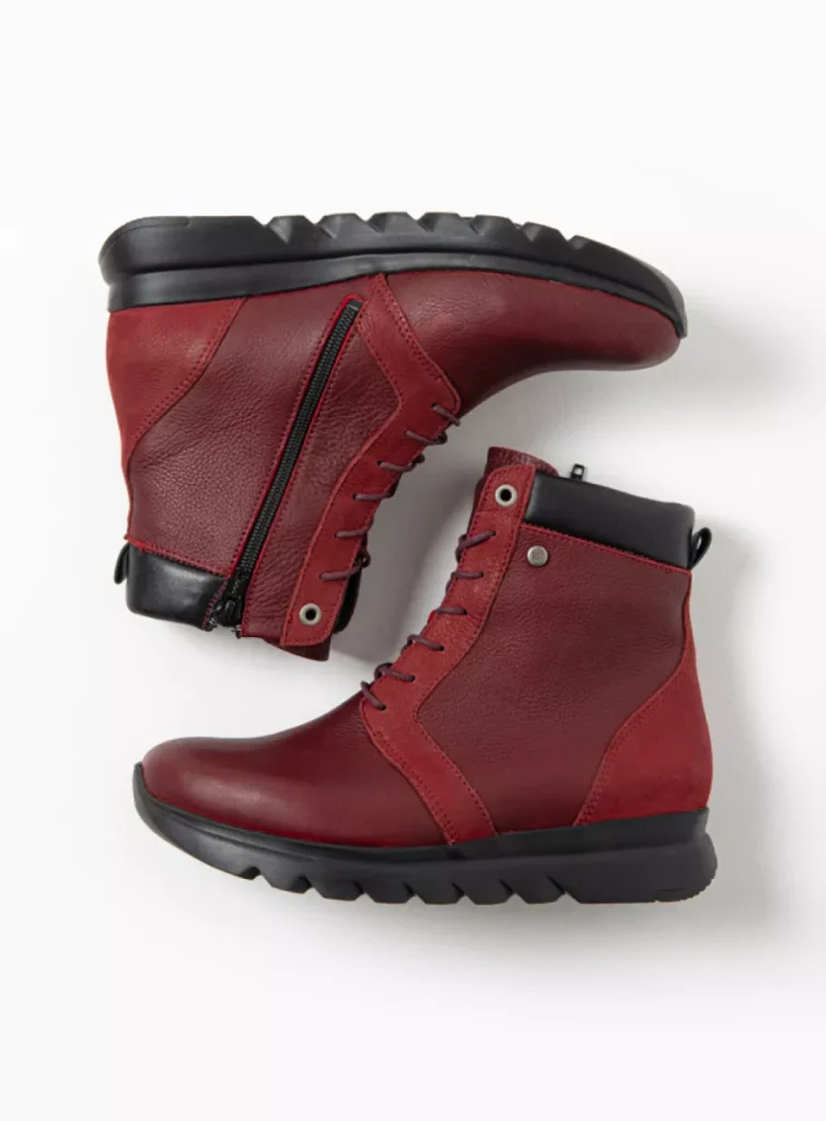 Wolky Nieuw 02130 Gummy HV 20530 bordeauxrood leer