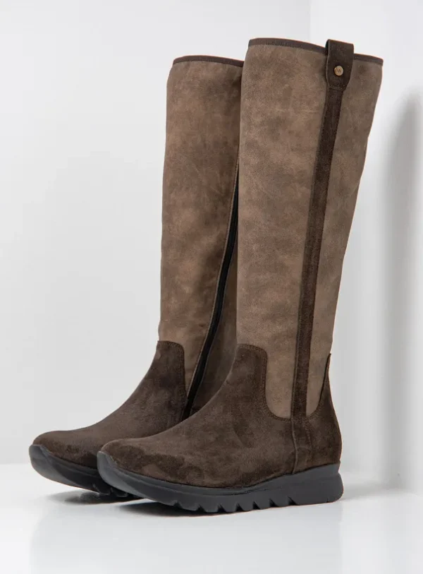 Wolky Jackson HV - bruin combi suede Laarzen voor dames