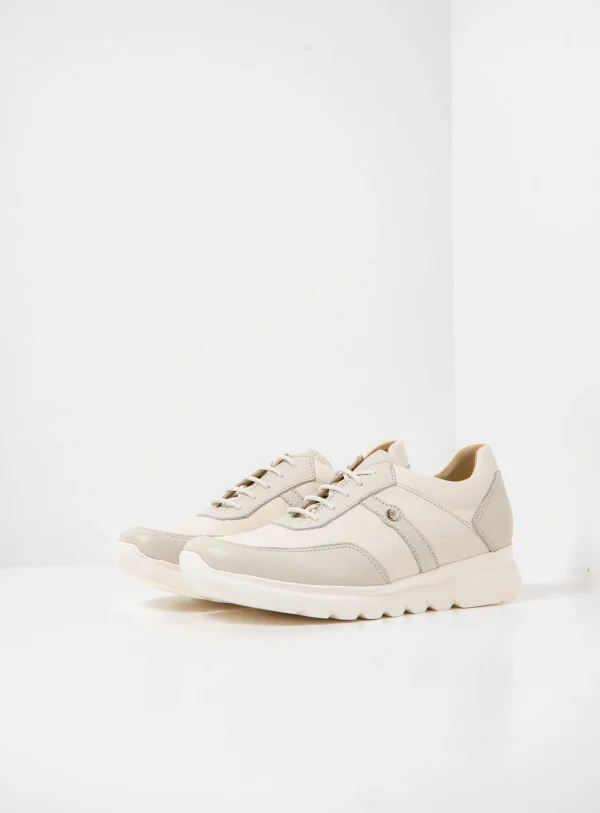 Wolky Sneaker S2F - offwhite leer Sneakers voor dames
