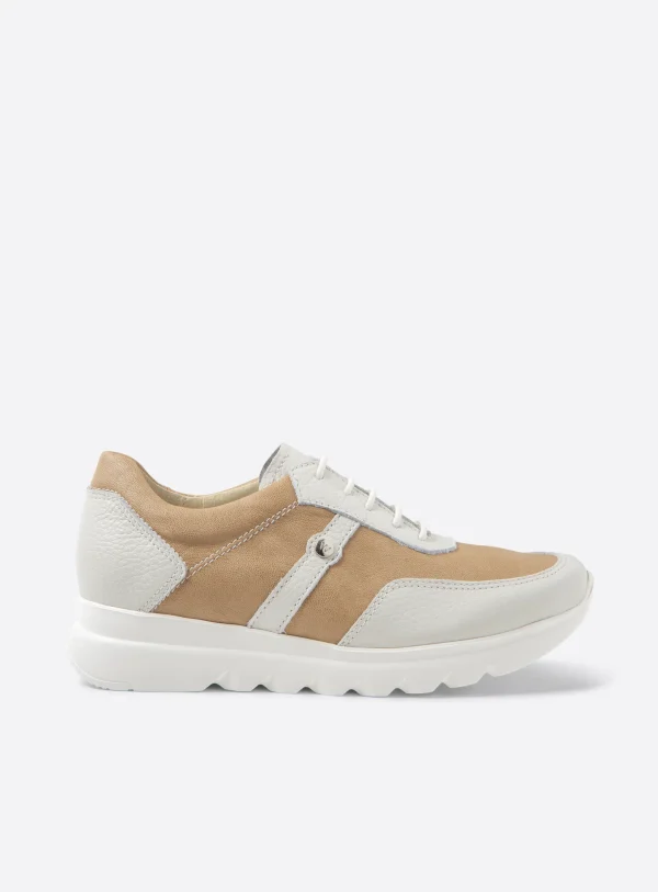 Wolky Sneaker S2F - zand leer Sneakers voor dames