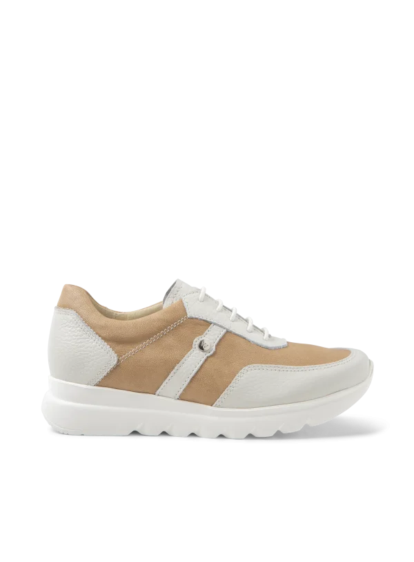 Wolky Sneaker S2F - zand leer Sneakers voor dames