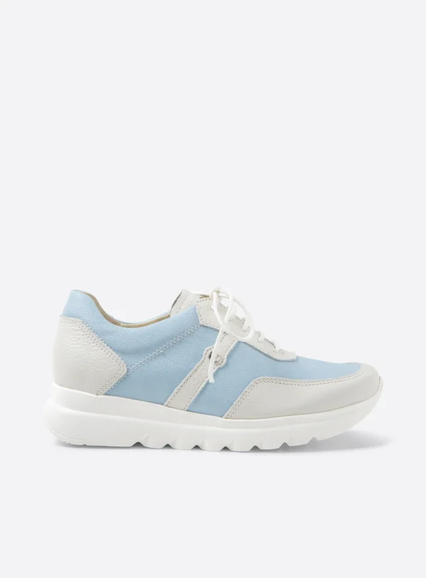 Wolky Sneaker S2F - lichtblauw leer Sneakers voor dames