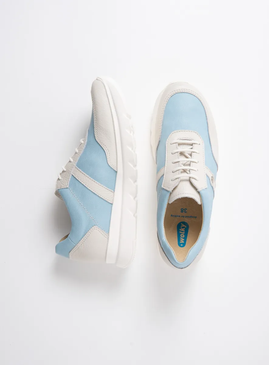 Wolky Sneakers 02132 Sneaker S2F 71840 lichtblauw leer