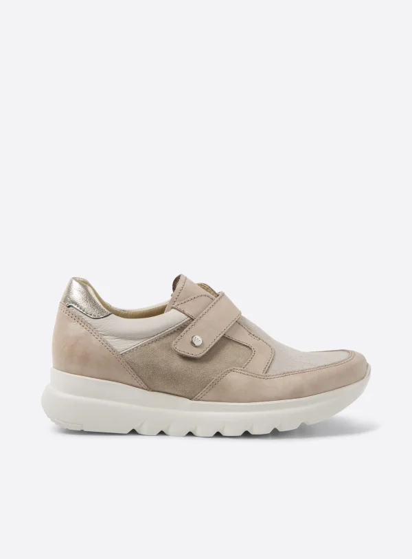 Wolky Snappy S2F - safari stretch/leer combi Bandschoenen voor dames