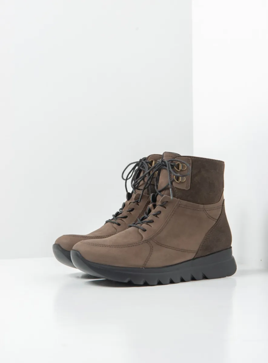 Wolky Grenada HV - bruin nubuck Dames voor dames