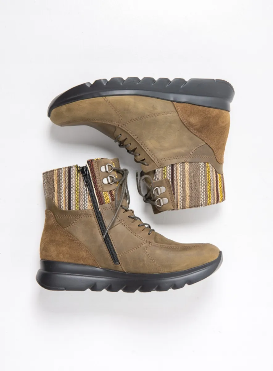 Wolky Veterlaarzen 02135 Grenada HV 12718 olijfgroen nubuck