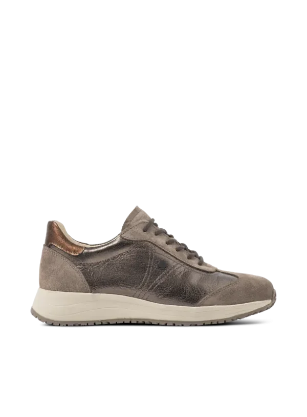 Wolky Daba - brons effectleer Sneakers voor dames
