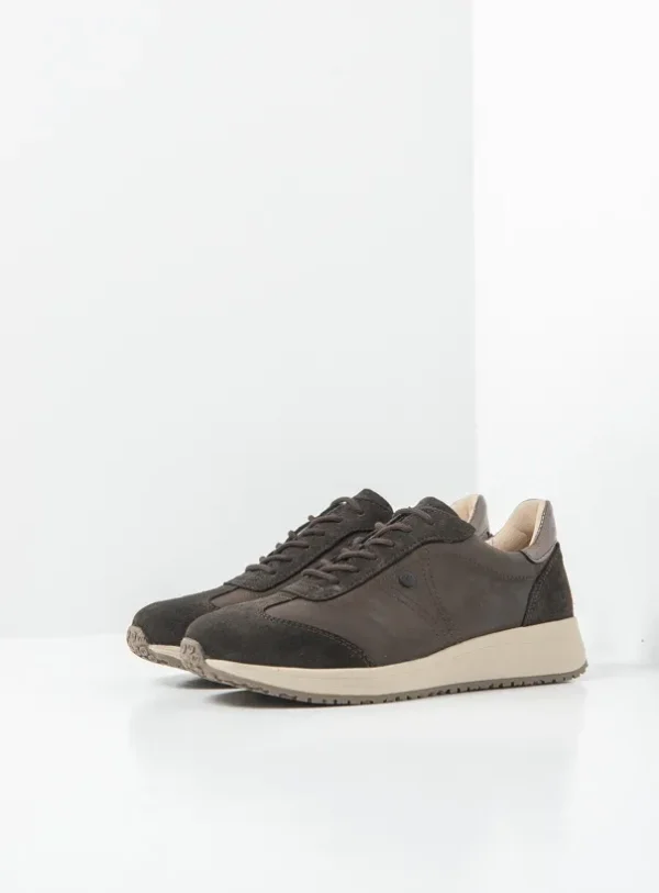 Wolky Daba - bruin effectleer Sneakers voor dames