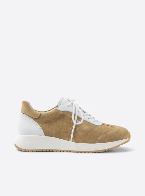 Wolky Daba - beige suede Sneakers voor dames
