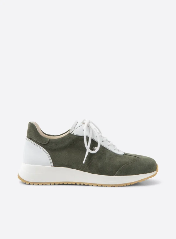 Wolky Daba - groen suede Sneakers voor dames