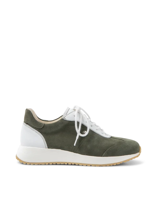 Wolky Daba - groen suede Sneakers voor dames